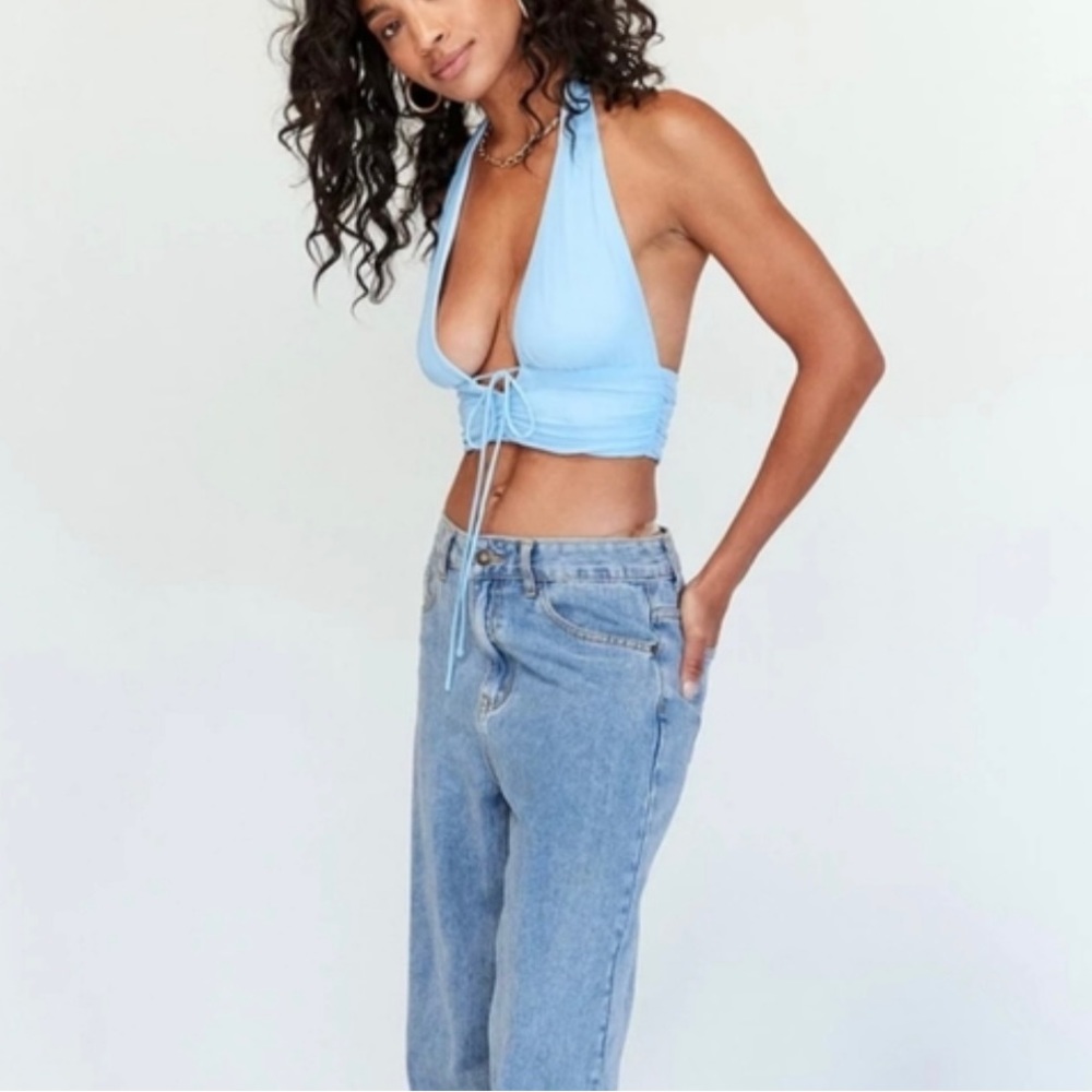 Princess Polly Blue Top Size 6